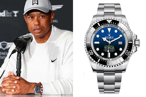 tiger woods tudor rolex|Rolex deepsea on wrist.